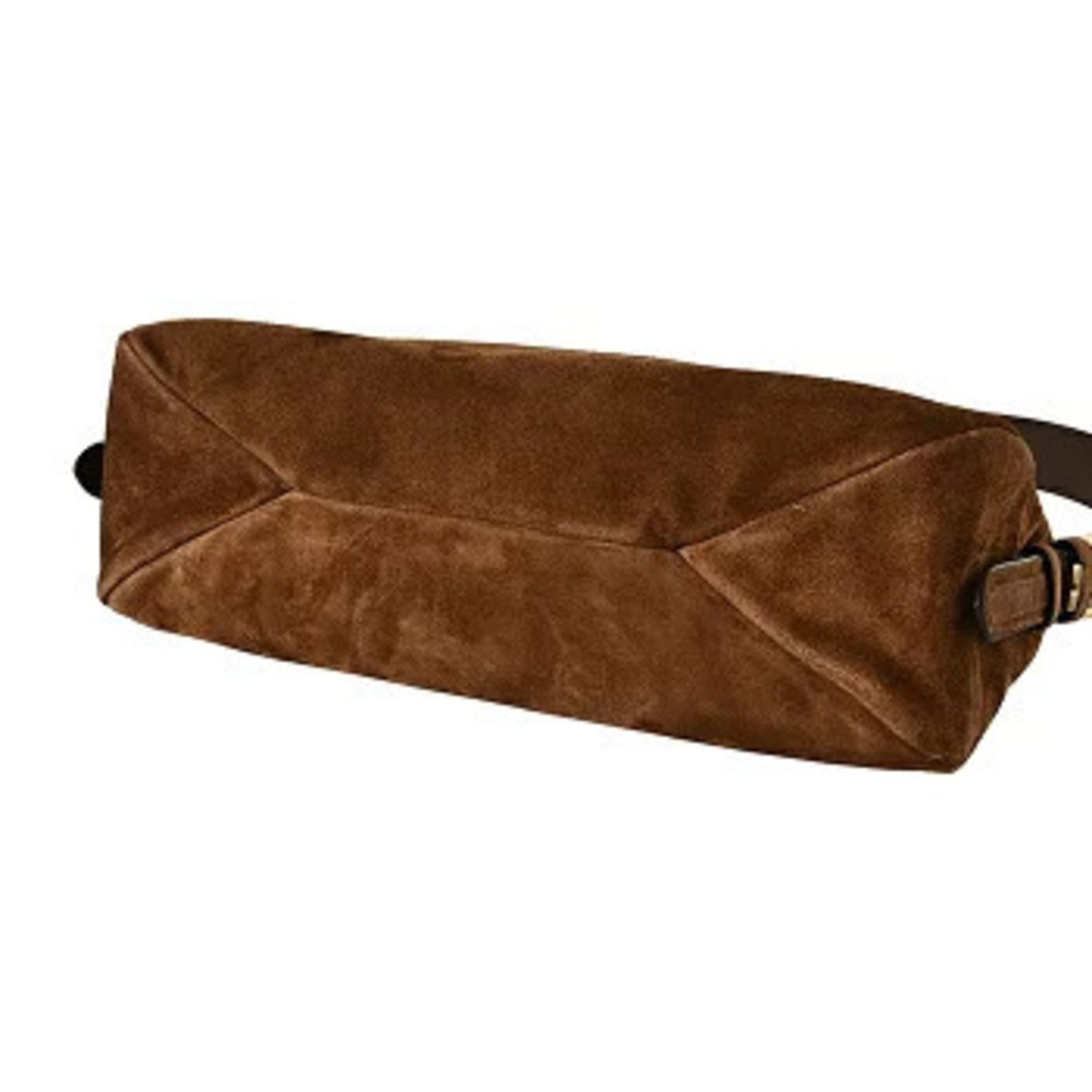 Prada Shoulder Bag Aime Suede One Handle Horizontal Spring Summer - Picture 4 of 7